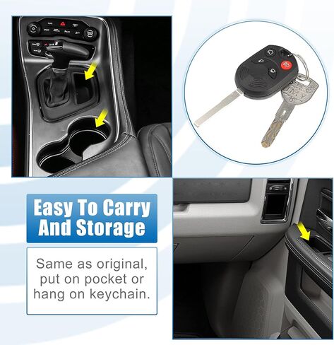 X AUTOHAUX 4 زر دخول السيارة بدون مفتاح للتحكم عن بعد استبدال مفتاح فوب القرب الذكي فوب OUCD6000022 لفورد إسكيب 2013-2019 315 ميجا هرتز رقاقة 63 80 in Kuwait