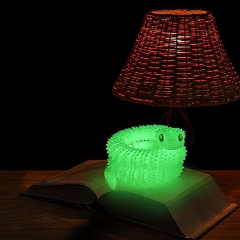 3D Printed Luminous Snake in Egg Collectible Figurine for Home Office Executive Desk Decor, Easter Basket Stuffers in Saudi Arabia