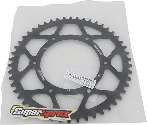 Supersprox RFE-990-50-BLK Rear Steel Sprocket Black For Husqvarna 250 FC 14 15 16 17, 350 FC 14 15 16 17, FC 450 14 15 16 17, FE 250 13 14 15 16 17, FE 350 13 14 15 16 17, FE 350 S 15 16 in Kuwait