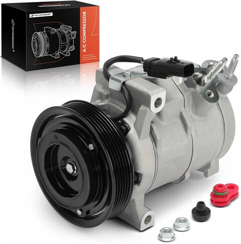 A-Premium Air Conditioner AC Compressor with Clutch Compatible with Dodge Durango 2009 5.7L & Chrysler Aspen 2009 5.7L in Kuwait