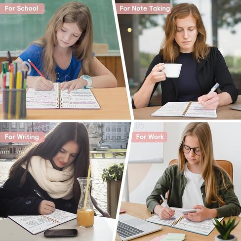 College Ruled Spiral Notebook, A5 Size 8.4x5.9 Inch, 140 Pages with 100GSM Thick Paper, Twin-Wire Bound Soft Cover Journal for School, Work, Writing, Note Taking (Pink) in Kuwait
