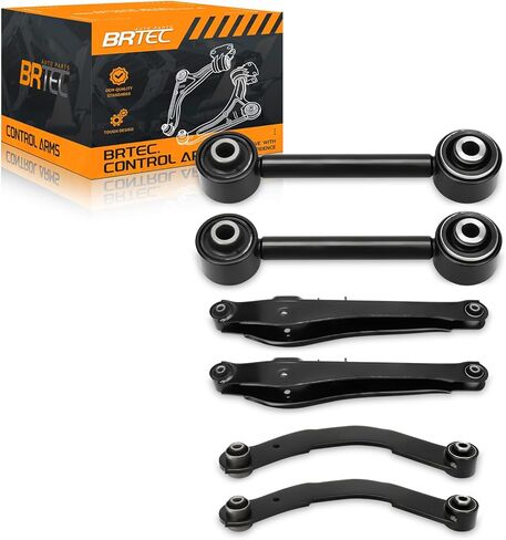 Rear End Suspension kit Compatible with Dodge Caliber 2007-2012; Jeep Compass Patriot 2007-2017 - Rear Lower Control Arms + Upper Lateral Arms + Lower Rearward Lateral Toe Arms in Kuwait