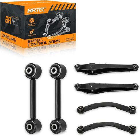 Rear End Suspension kit Compatible with Dodge Caliber 2007-2012; Jeep Compass Patriot 2007-2017 - Rear Lower Control Arms + Upper Lateral Arms + Lower Rearward Lateral Toe Arms in Kuwait