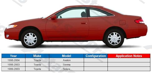 قطعتان من أذرع التحكم الأمامية السفلية مع مجموعة مفاصل كروية متوافقة مع Toyota Avalon 1998-2004 Solara 1998-2003 Sienna 1999-2003 من ASTARPRO in Kuwait