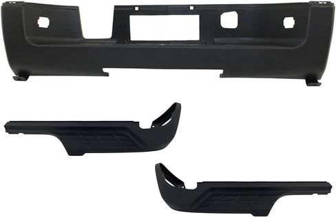Garage-Pro Bumper Step Pad SET Compatible with GMC Sierra 2500 HD 2007-2014, Sierra 3500 HD, Chevrolet Silverado 2500 HD, Silverado 3500 HD Black in Kuwait