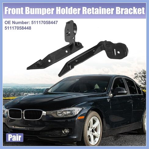 1 زوج اليسار واليمين الجانب المصد الأمامي تصاعد دعم قوس رقم 51117058447/51117058448 لسيارات BMW 328i 2007-2012 لسيارات BMW 323i 2006-2011 مستقرة in Kuwait