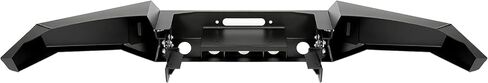KUAFU Front Bumper Compatible with 1999-2004 Jeep Grand Cherokee WJ W/Winch Plate & D-rings Textured Powder Coated Multiple Packages in Kuwait