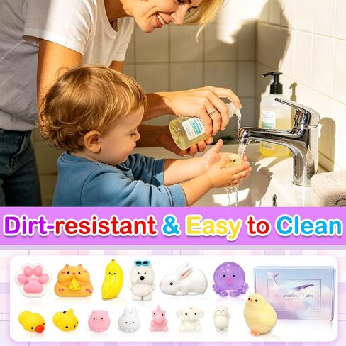 14Pcs Taba Squishy Toys Kit, Cute Fidget Toys Squeeze Toys Stress Relief Sensory Party Favors, Birthday Gifts Toys for Kids 4-6-8-10 in Saudi Arabia
