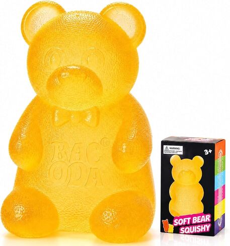 Taba Bear Squishy Fidget Toys,Stress Ball for Anxiety Stress Relief,Squishies Sensory Toy for Adults Kids Teens,Pink Squeeze Toys for Classroom Prize, Birthday Gifts Party Favors in Kuwait