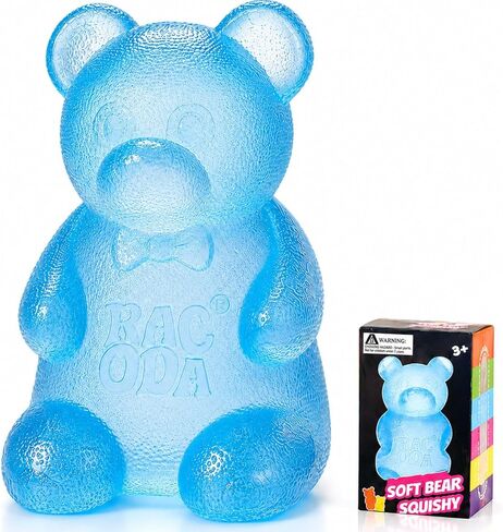 Taba Bear Squishy Fidget Toys,Stress Ball for Anxiety Stress Relief,Squishies Sensory Toy for Adults Kids Teens,Pink Squeeze Toys for Classroom Prize, Birthday Gifts Party Favors in Kuwait