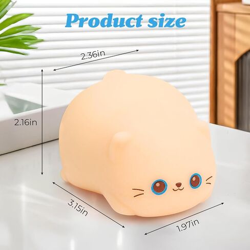 Cat Squishies Stress Balls, Cute Cat Squishy Toys for Kids Adults, Animal Fidget Toys for Anxiety Relief, Stretchy Dough Squishy Sensory Toy, Soft Squeeze Ball, Classroom Prizes Party Favors in Saudi Arabia
