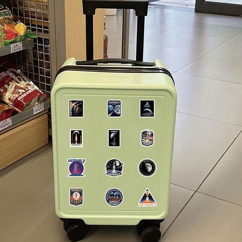 60Pcs Artemis ii Stickers Funny Cartoon Artemis 2 Merch Astronaut Space Sticker Waterproof Vinyl for Scrapbook Journaling Water Bottle Laptop Luggage in Kuwait