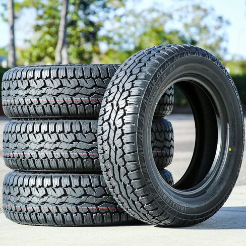 مجموعة من 4 (أربعة) إطارات ارمسترونج ترو تراك AT A/T Truck/SUV لجميع التضاريس للطرق الوعرة - 265/70R16 265/70/16 265/70-16 116T نطاق التحميل XL 4-Ply BSW جدار جانبي أسود in Kuwait