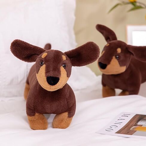 Stuffed Dog Plush Dachshund Stuffed Animal, 23.6 Inch Giant Weiner Dog Plushies, Soft & Huggable Large Animal Plush Toy for Christmas, Birthday in Kuwait