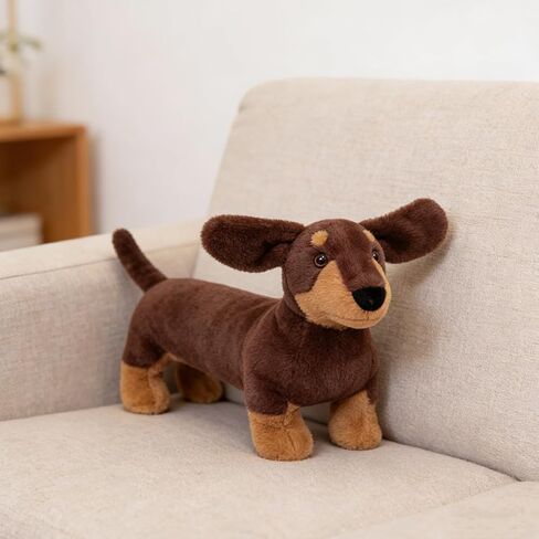 Stuffed Dog Plush Dachshund Stuffed Animal, 23.6 Inch Giant Weiner Dog Plushies, Soft & Huggable Large Animal Plush Toy for Christmas, Birthday in Kuwait
