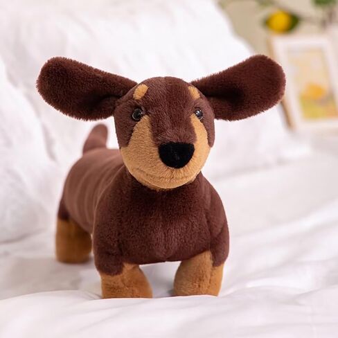 Stuffed Dog Plush Dachshund Stuffed Animal, 23.6 Inch Giant Weiner Dog Plushies, Soft & Huggable Large Animal Plush Toy for Christmas, Birthday in Kuwait