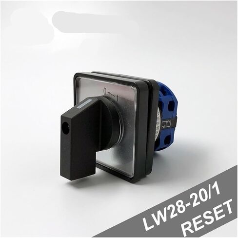 Reset Cam Switch 1 Level 2 Positions 690V 20A 4 terminals LW26series Changeover Rotary switches Silver Contact LW28-20/1 in Saudi Arabia