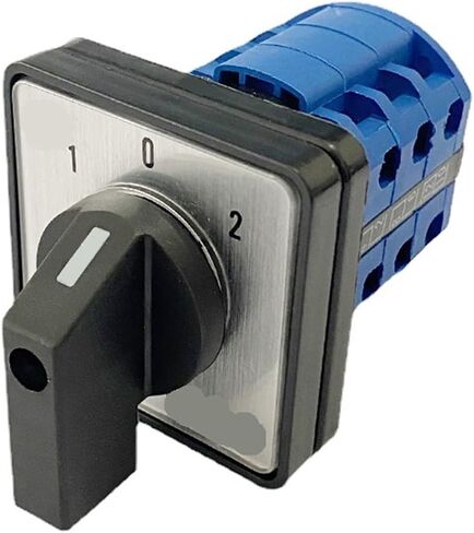 Rail Mounted Cam Switch 2/3/4/6/7 Position 20A 660V 3 Poles Rotary Changeover switches LW26-20 LW28-20 YMW26-20/3(AUTO-Off-MAN) in Saudi Arabia