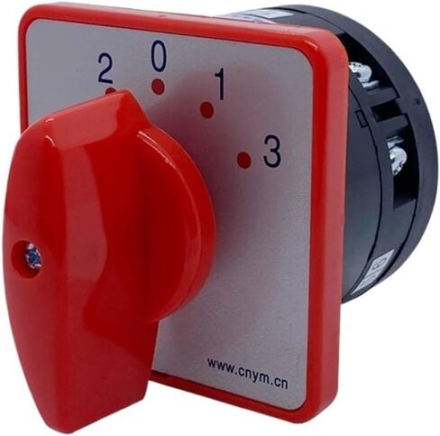 ElectriLW6-1/C303 Panel Mount 5A 1 Pole 4 Position Control Motor Circuit Universal Changeover Rotary Cam Switch in Saudi Arabia