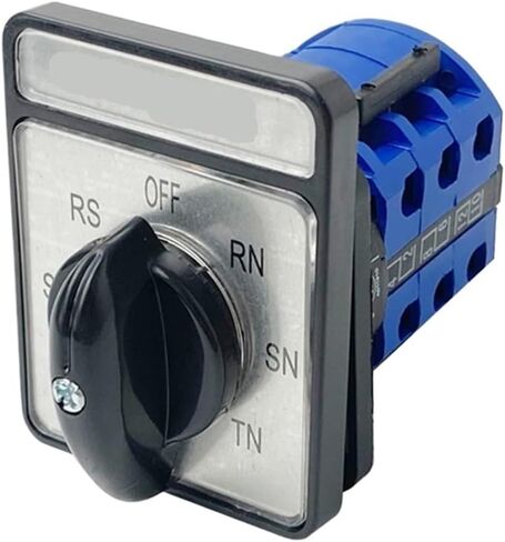Voltmeter Off-RN-SN-TN-TR-ST-RS Three Poles 20A 7 Position Rotary Cam Switch Interruptor LW26-20YH5/3 CA10 in Saudi Arabia
