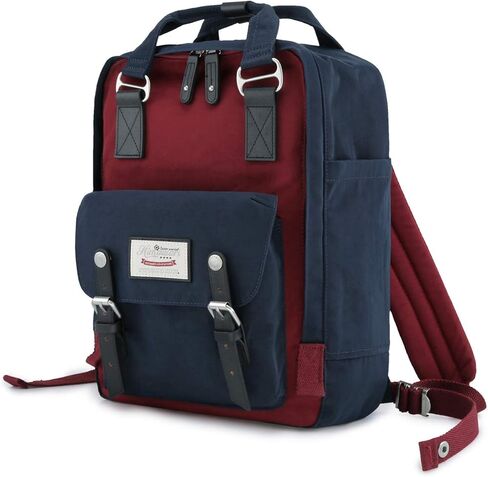 Himawari Backpack/Travel Backpack for Women 14.9" College Vintage Waterproof Bag ， Work Backpack for 14inch Laptop (HIM-33#) in Saudi Arabia