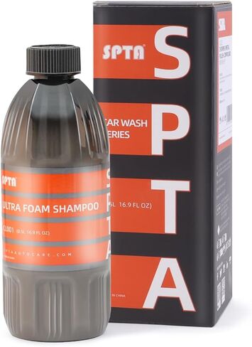 SPTA Ultra Foam Shampoo, 16 FL OZ Car Wash Shampoom, Easily Remove Dirt, Stain and Care the Car Coatine,Works with Foam Cannons, Foam Guns or Bucket Washes, Trucks, Motorcycles &More -CL001 in Kuwait