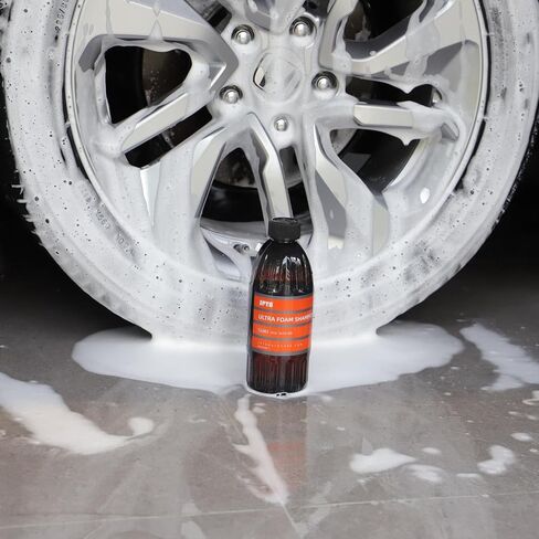 SPTA Ultra Foam Shampoo, 16 FL OZ Car Wash Shampoom, Easily Remove Dirt, Stain and Care the Car Coatine,Works with Foam Cannons, Foam Guns or Bucket Washes, Trucks, Motorcycles &More -CL001 in Kuwait