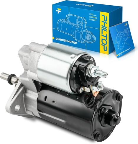 PHILTOP Starter Compatible with 1970-1975 914,1970-1973 Squareback/Fastback,1970-1974 Karmann GHIA,1970-1975 Transporter,1970-1979 Beetle,1972-1980 Super Beetle 12V0.8KW CCWDD9 Tooth Pinion/Teeth in Kuwait