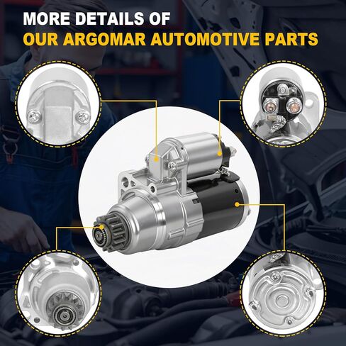 Starter Motor 19163N OEM Replacement – Fits Nissan Altima 2013–2018 and Nissan Rogue 2014–2020 – Direct Fit for L4 2.5L 2488cc Engines in Saudi Arabia