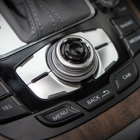 Glossy Black Joystick Control Center Button Cover MMI Knob Repair Kit 8K0998068 Compatible with Audi A4 A5 A6 Q5 Q7 S4 S6 2007-2015 in Kuwait