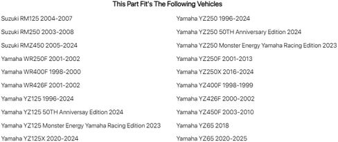 مسمار فلتر هواء من تاسك باللون الأزرق لياماها YZ250 1996-2023 in Kuwait