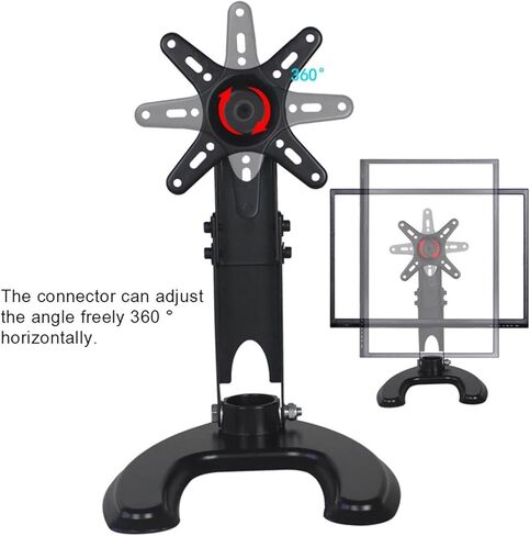 Aluminum Alloy LCD Screen Office Rotating Monitor Stand Height Adjustable Mobile Phone Holder Flexible Home TV in Saudi Arabia
