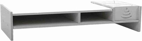 WoodPlastic Monitor Riser Stand with Storage – 18.9" X 7.9" Desktop Elevator for Better Posture in Saudi Arabia