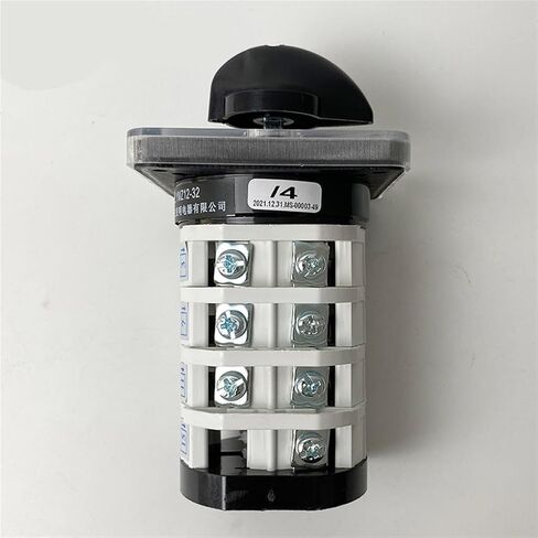Rotary Switch knob 8-bit 0-7 YMZ12-32/4 Universal Manual Electric Conversion cam Switch 32A 690V 4 Sections in Saudi Arabia
