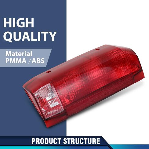 مجموعة مصابيح الذيل PIT66 متوافقة مع Ford Bronco F150 1990-1996/Fit Ford F250 F350 1990-1997 للسائق الأيسر وجانب الركاب الأيمن E9TZ13405C، E9TZ13404C، FO2801105، FO2800106 مصباح الأضواء الخلفية in Kuwait