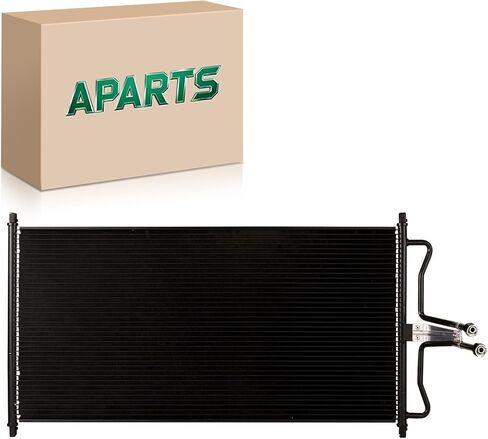 Aparts Air Conditioning A/C Condenser Compatible with Ford F-150 5.4L 2004-2008,F-150 4.6L 2004-2008,F-150 4.2L 2004-2008,F-250 4.6L 2004-2008,Lincoln Mark LT 5.4L 2006-2008 Replace 4L3Z19712AA 3092 in Saudi Arabia