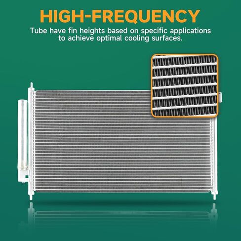 Aparts Air Conditioning A/C Condenser Compatible with Ford F-150 5.4L 2004-2008,F-150 4.6L 2004-2008,F-150 4.2L 2004-2008,F-250 4.6L 2004-2008,Lincoln Mark LT 5.4L 2006-2008 Replace 4L3Z19712AA 3092 in Saudi Arabia