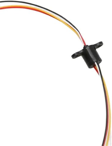 Mini Conductive Slipring Dia.8.5mm 4CH Wires 1A Electric Brush Collecting Slip Ring 200RPM Rotary Joint Connector Voltage 36V in Saudi Arabia