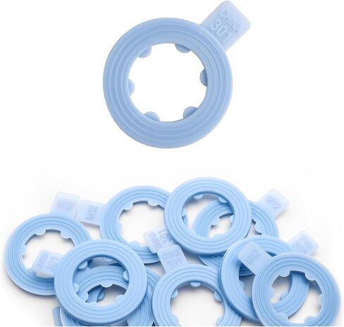 10PCS M14 Nylon Rib Oil Drain Plug Gasket Replacement OEM 66303,Essential Car Oil Plug Crush Washer Compatible with Ford Mercury,Professional Oils Drain Plugs Washer in Kuwait