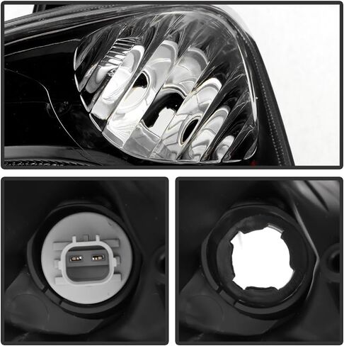 KEEKPO-For 2009 2010 2011 2012 2013 2014 Honda FIT أسود المصابيح الأمامية المصابيح الأمامية زوج مجموعة السائق والركاب الجانب in Kuwait