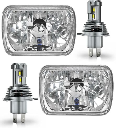 5x7 7x6 Led Headlights for Off-road Compatible for 1995 1996 1997 Chevrolet S10 Headlight High Low Beam, DOT Approved in Kuwait