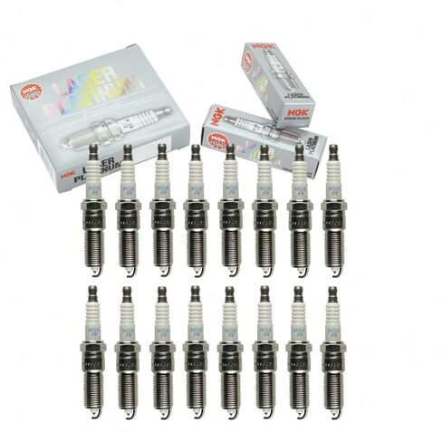 16 pc NGK Laser Platinum Spark Plugs compatible with Dodge Charger 6.4L V8 2012-2020 in Saudi Arabia