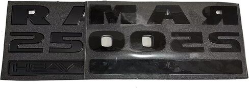 2PCS Door Side 2500 3500 Heavy Duty Emblem Badge Nameplate (Black Ram-2500) in Saudi Arabia