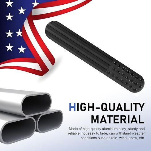 WZP 2PCS American Flag Decals, 3D Embossed Metal Car Emblem, Adhesive USA Flag Badge Sticker, Universal for Sedan SUV Truck RV Motorcycle (Black) in Saudi Arabia