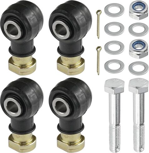 Caltric Two Sets Of Tie Rod End Kit Compatible with Polaris Scrambler 500 2X4 4X4 1997-2012 in Kuwait