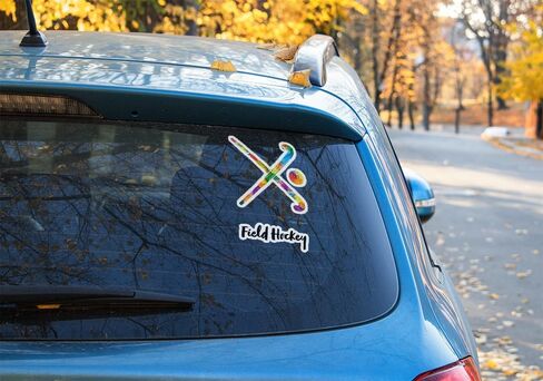 20 Pack Field Hockey Premium Quality Decal Sticker Waterproof Vinyl Truck Colorful Laptop Bike Car Luggage Skateboard Water Bottle Guitar Windows Bumper Tumbler (2inch) in Saudi Arabia