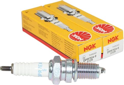 NGK DPR7EA-9 - OE Series Standard Nickel Spark Plug - 5129 - Compatible with Select 1998-2024 Honda, Suzuki & Yamaha Motorcycle Models - Qty 2 in Kuwait