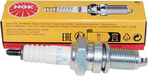 NGK DPR7EA-9 - OE Series Standard Nickel Spark Plug - 5129 - Compatible with Select 1998-2024 Honda, Suzuki & Yamaha Motorcycle Models - Qty 2 in Kuwait