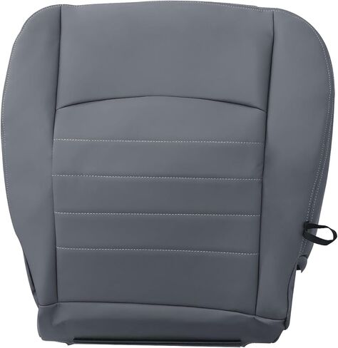 Driver Bottom Leather Seat Cover, Replacement Gray Driver Side Seat Cover Compatible with Dodge Ram 1500 2500 3500 4500 5500 ST Work Truck 2013-2018 in Kuwait