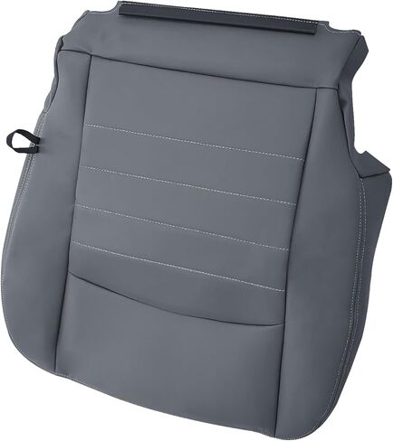 Driver Bottom Leather Seat Cover, Replacement Gray Driver Side Seat Cover Compatible with Dodge Ram 1500 2500 3500 4500 5500 ST Work Truck 2013-2018 in Kuwait